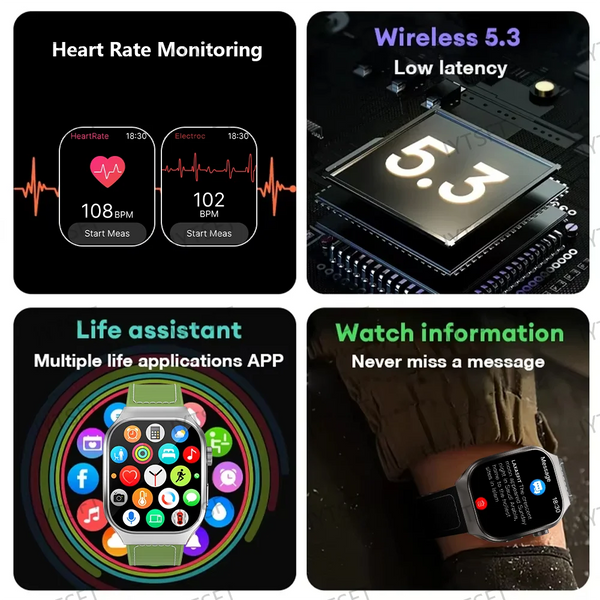 Curved Screen Smartwatch Gift